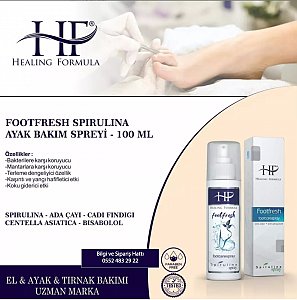 Footfresh Spirulina Ayak Bakım Spreyi 100ml